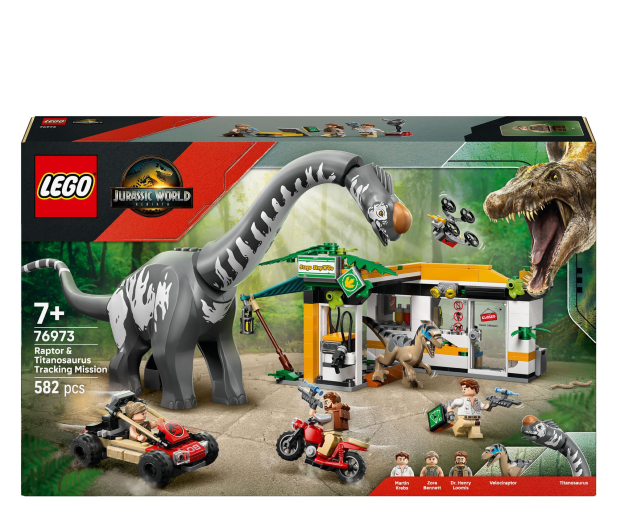 LEGO Jurassic World 76973 Na tropie tytanozaura i raptora - 1331735 - zdjęcie 3